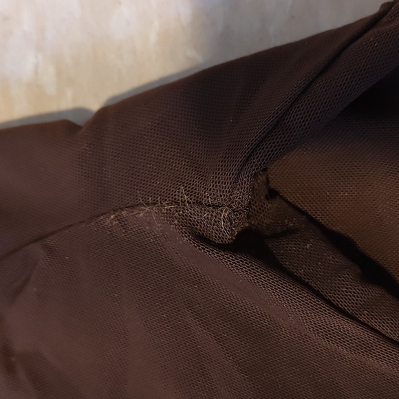 Tiger Mist Brown Mesh Mini Dress - Picture 5 of 5